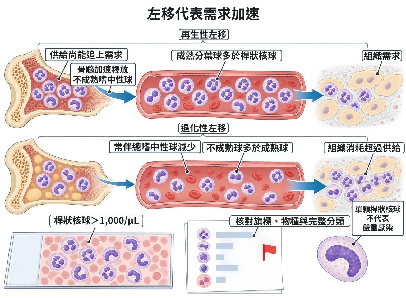 左移代表需求加速教學插圖