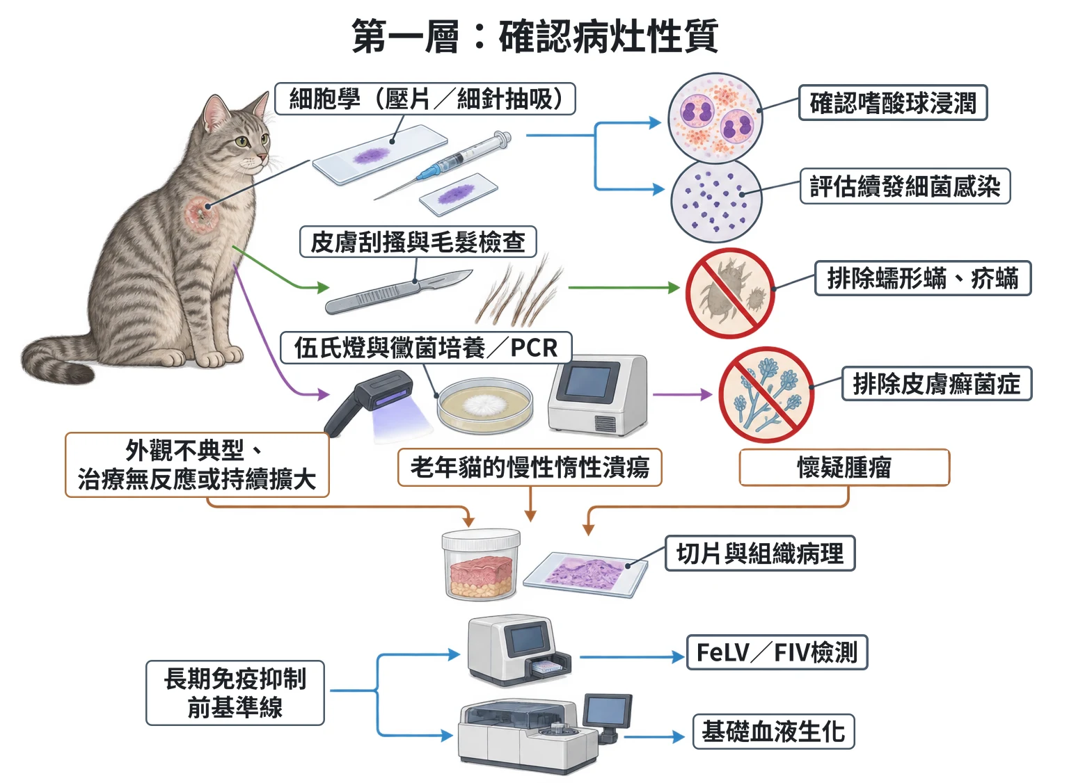 第一層:確認病灶性質教學插圖