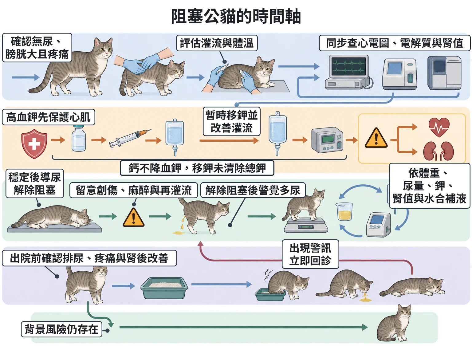 阻塞公貓的時間軸教學插圖