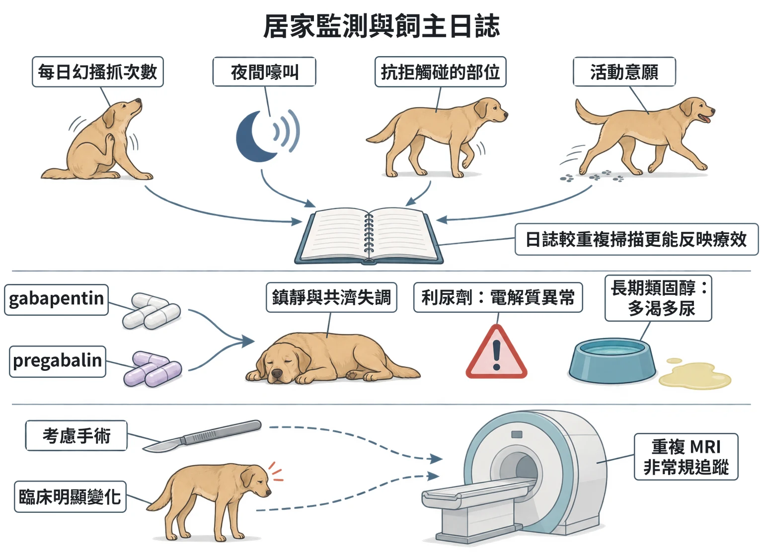 居家監測與飼主日誌教學插圖