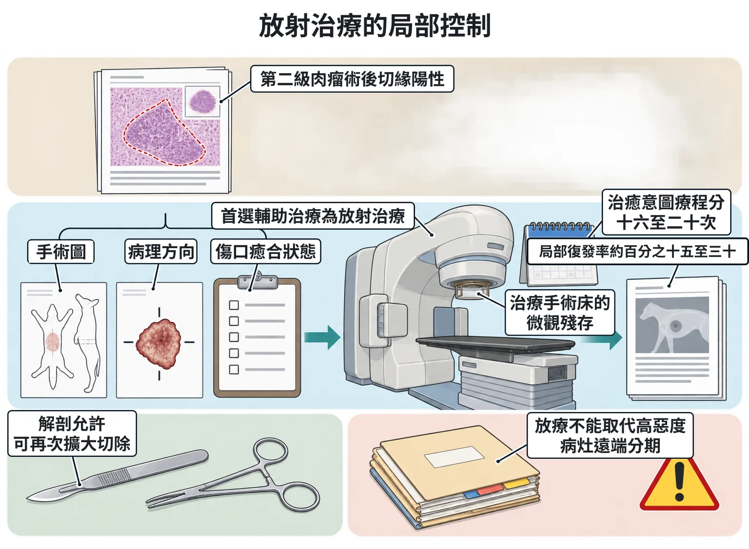 放射治療的局部控制教學插圖