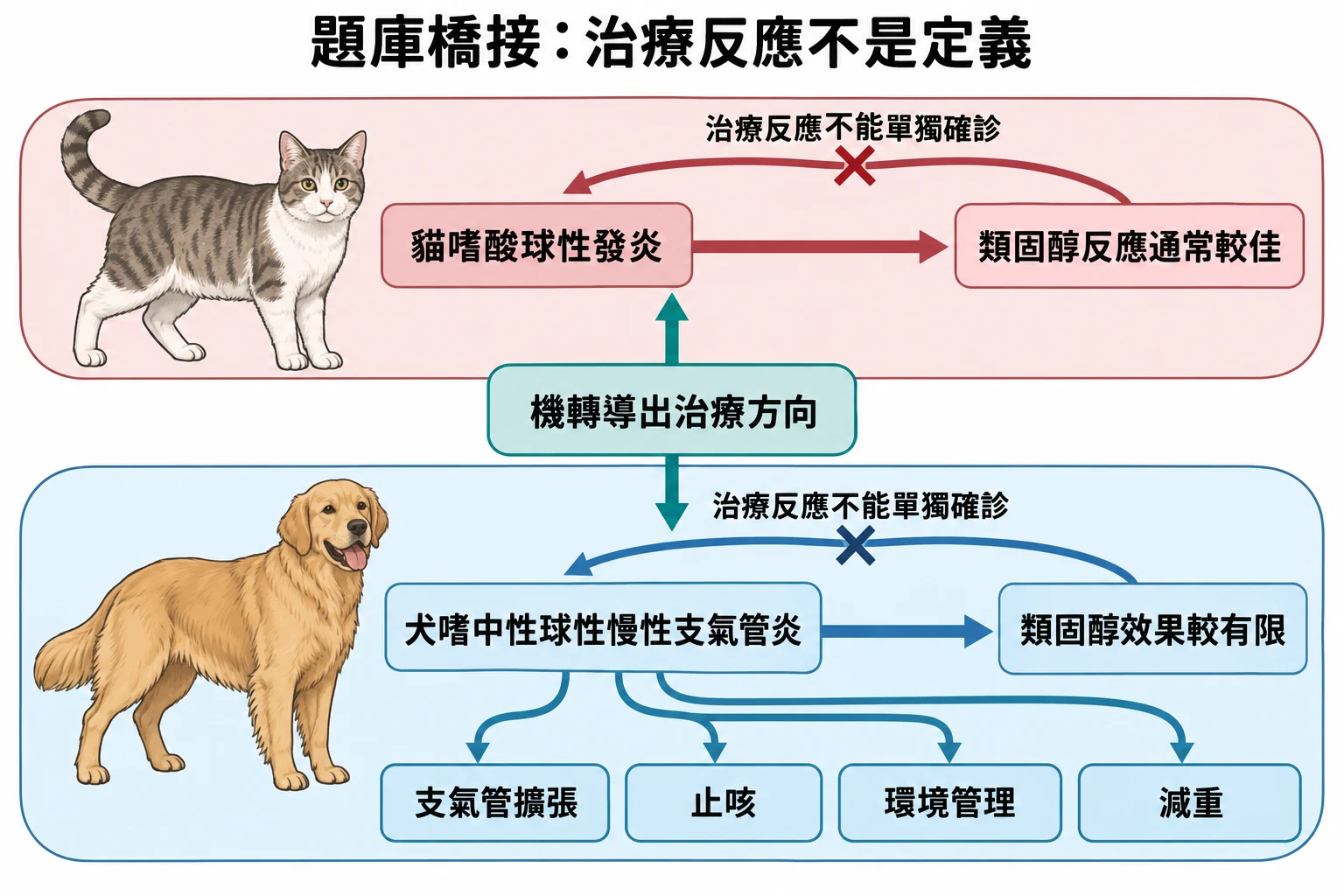 題庫橋接:治療反應不是定義教學插圖