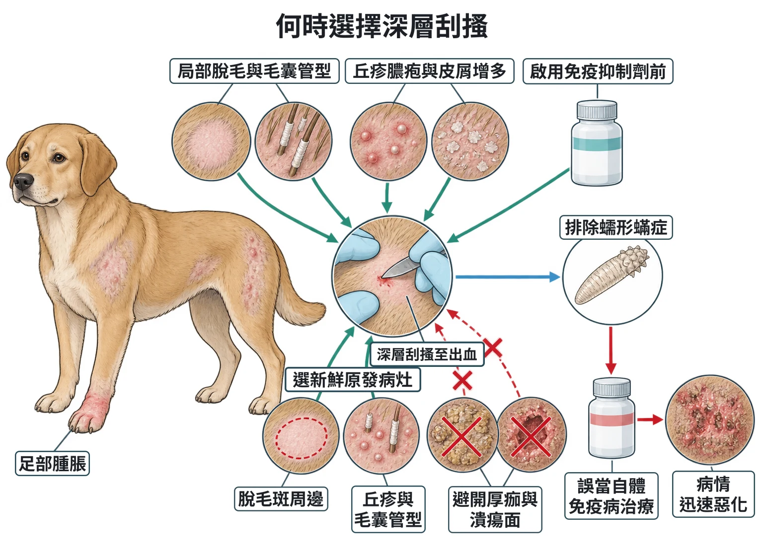 何時選擇深層刮搔教學插圖