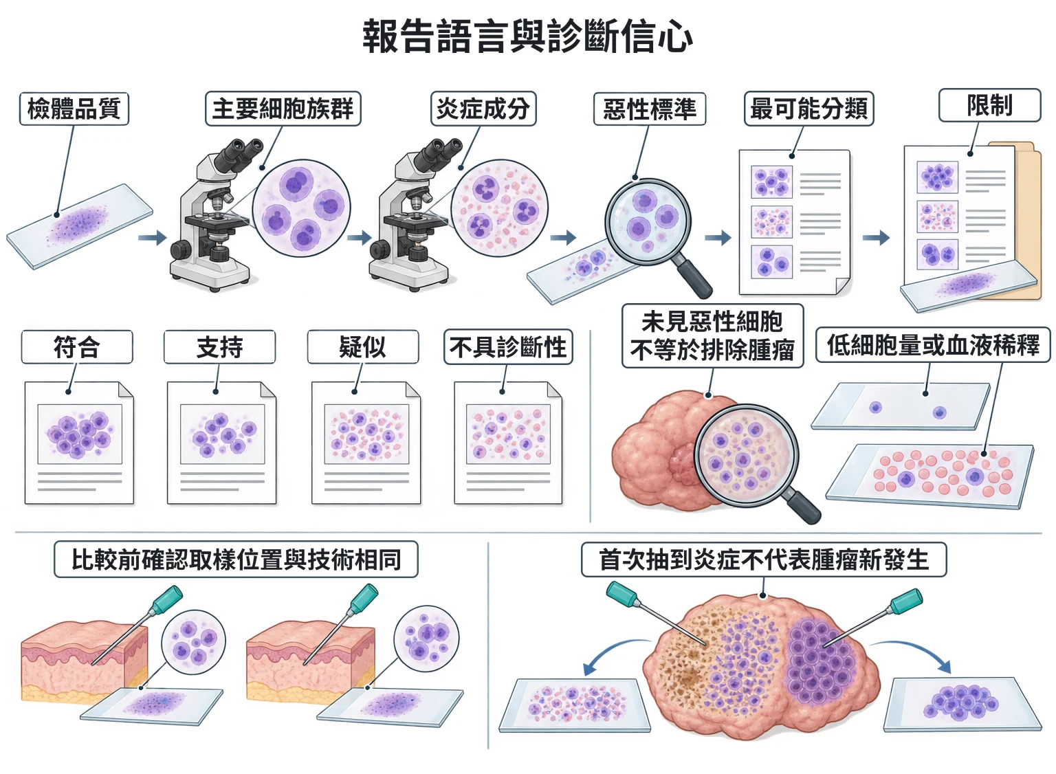 報告語言與診斷信心教學插圖
