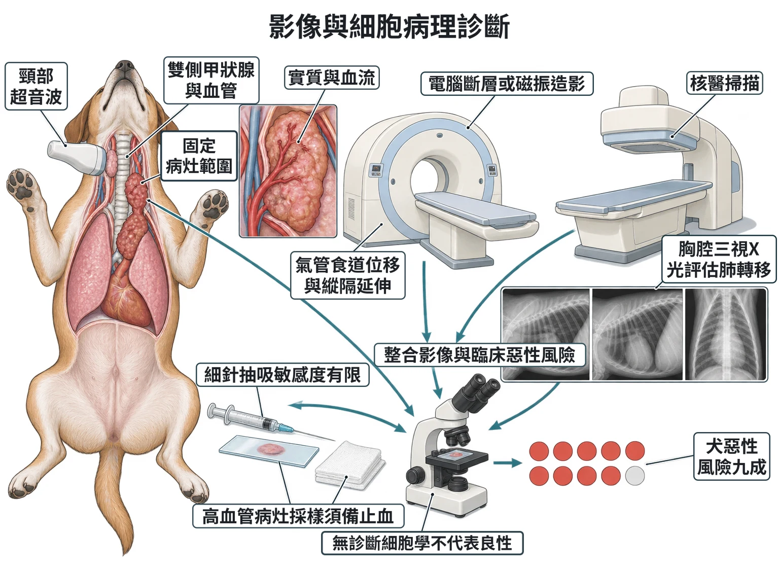 影像與細胞病理診斷教學插圖