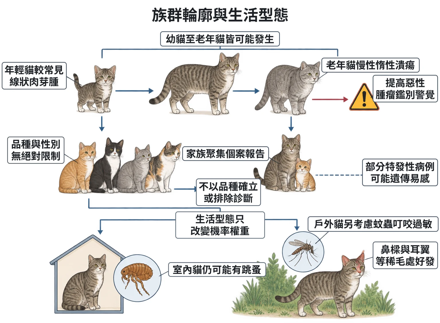 族群輪廓與生活型態教學插圖