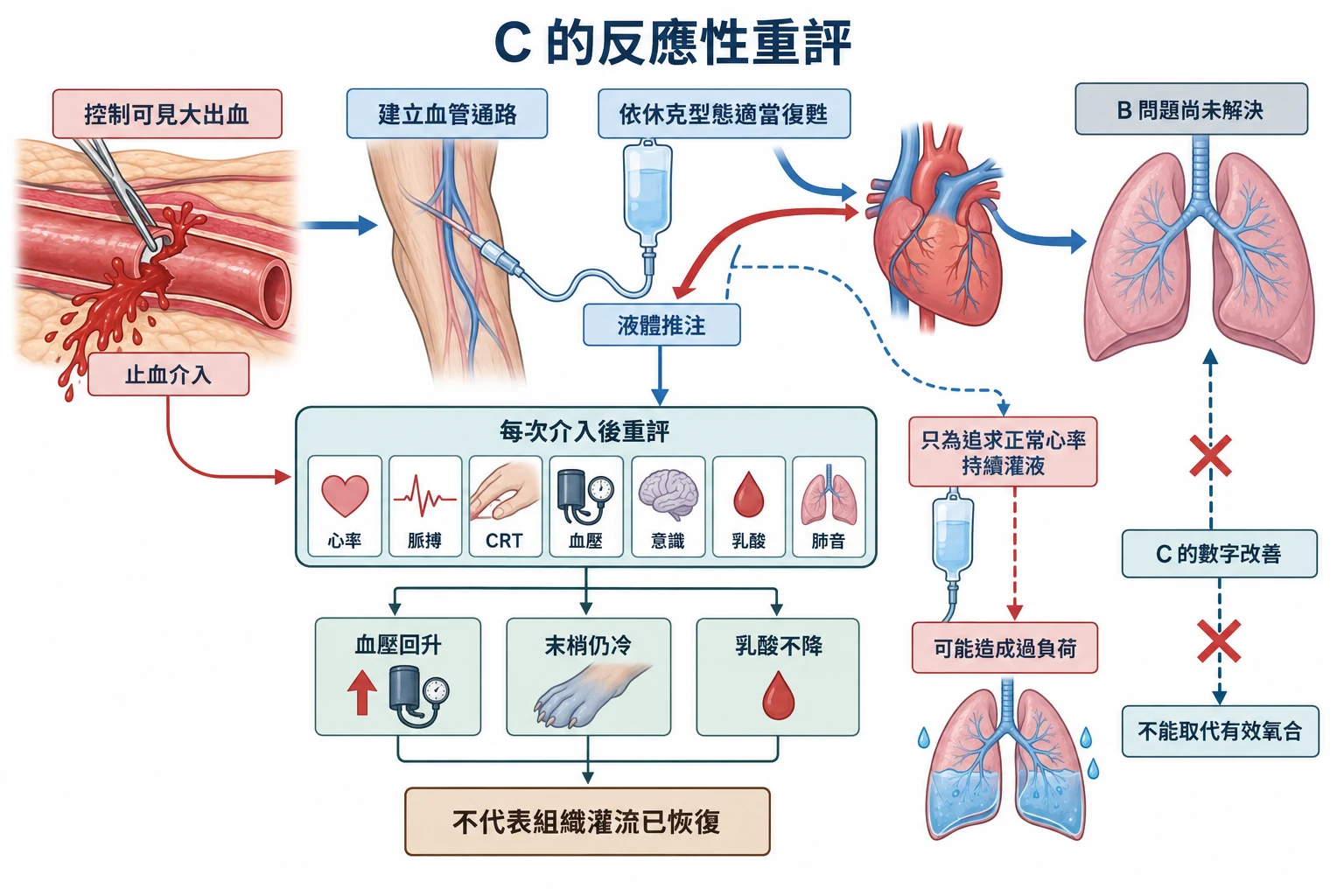C 的反應性重評教學插圖