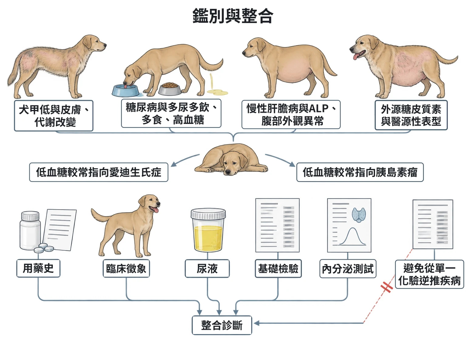 鑑別與整合教學插圖