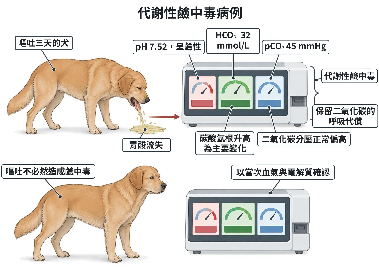 代謝性鹼中毒病例教學插圖