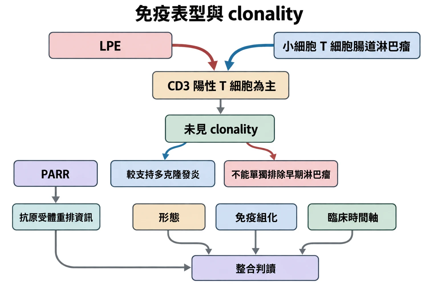 免疫表型與 clonality教學插圖