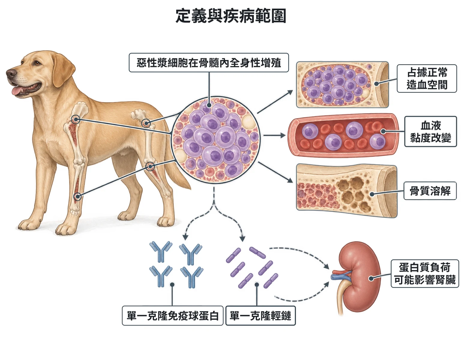 定義與疾病範圍教學插圖