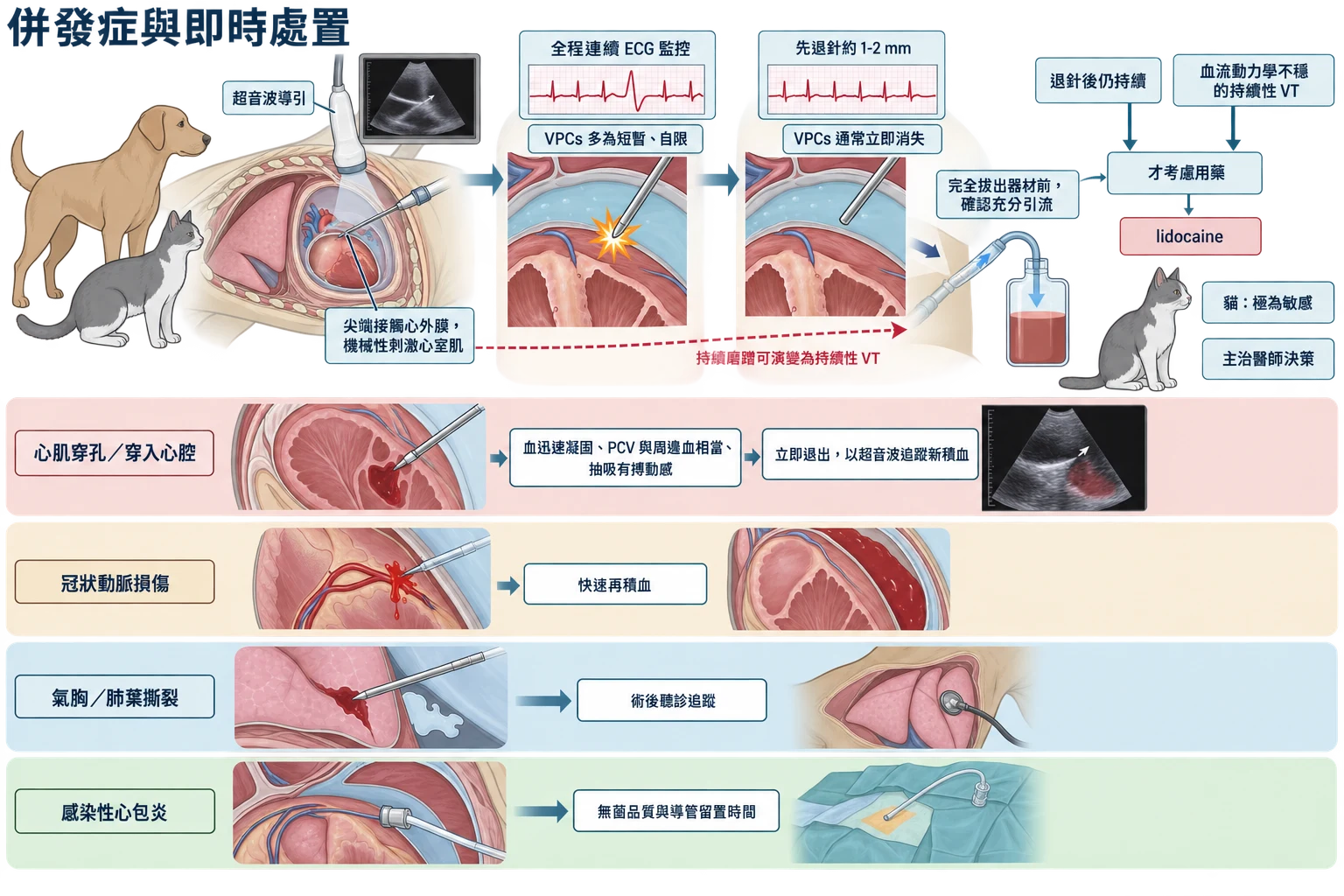 併發症與即時處置教學插圖