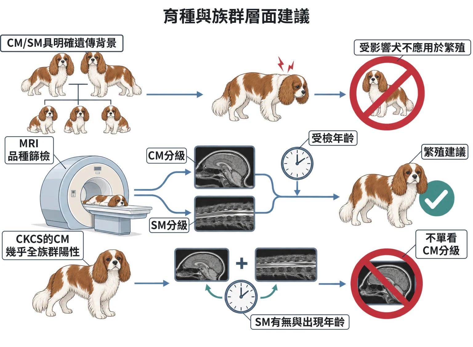 育種與族群層面建議教學插圖
