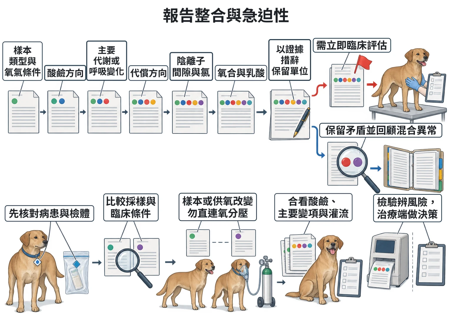 報告整合與急迫性教學插圖