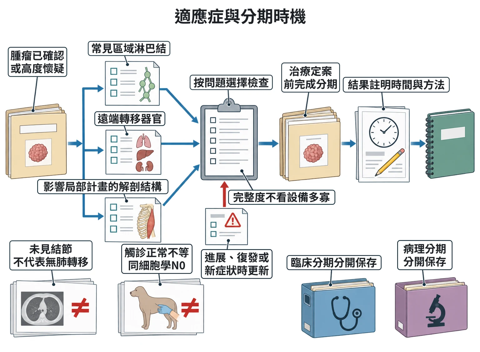 適應症與分期時機教學插圖