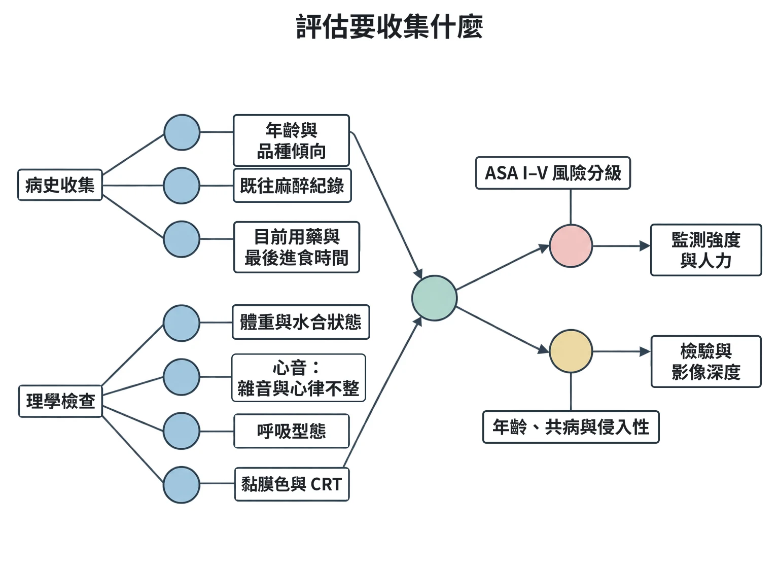 評估要收集什麼教學插圖