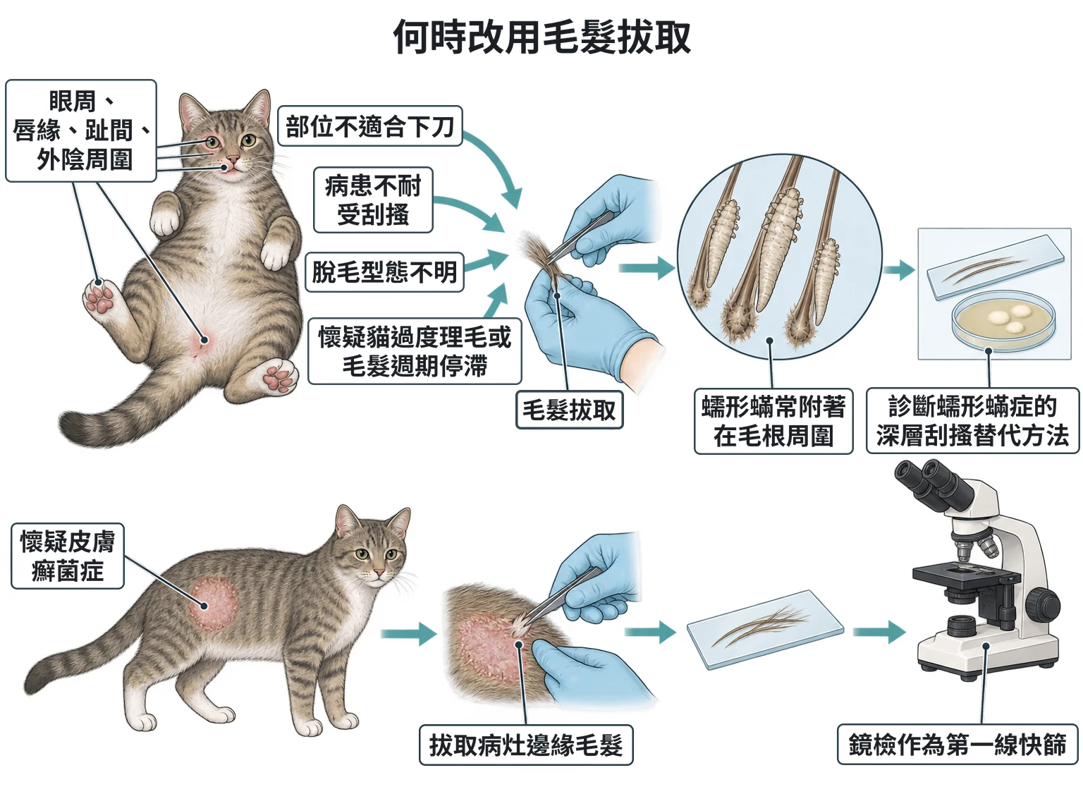 何時改用毛髮拔取教學插圖