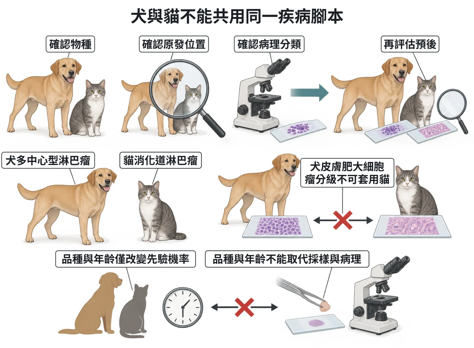 犬與貓不能共用同一疾病腳本教學插圖