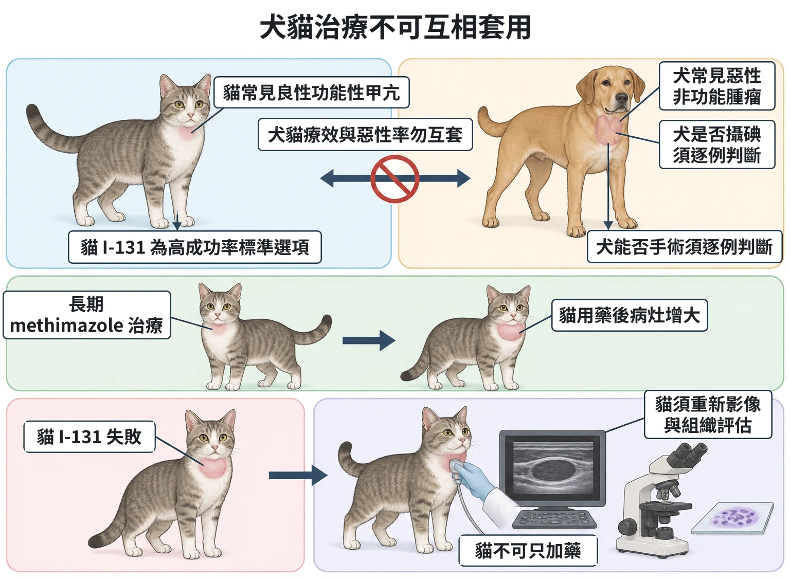 犬貓治療不可互相套用教學插圖