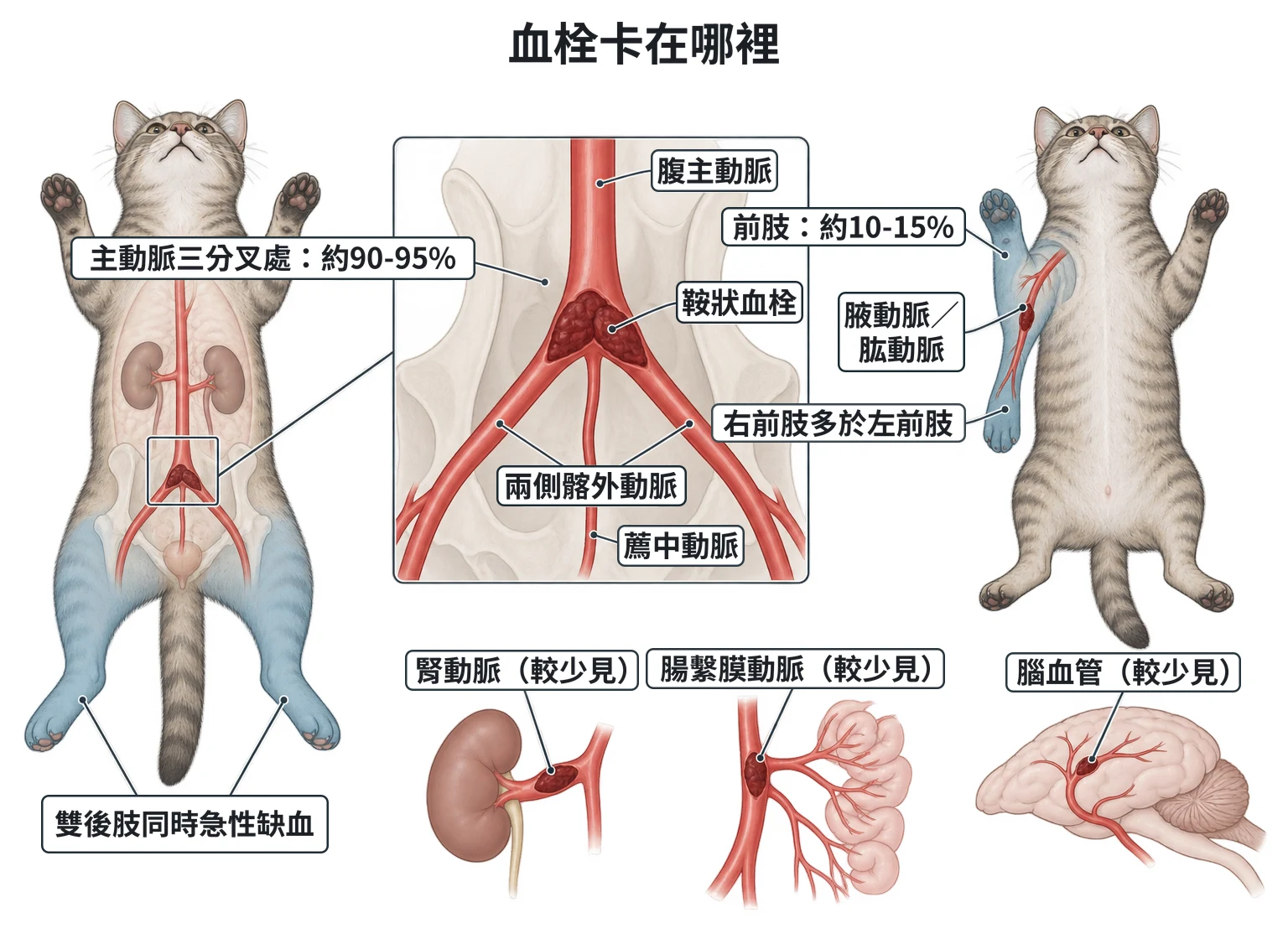 血栓卡在哪裡教學插圖