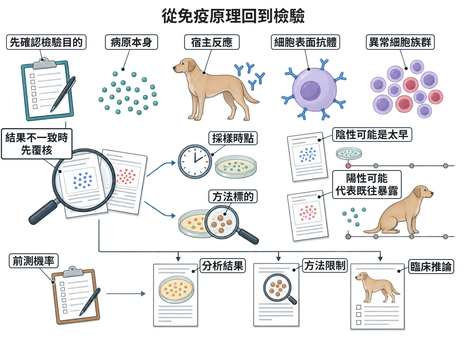 從免疫原理回到檢驗教學插圖
