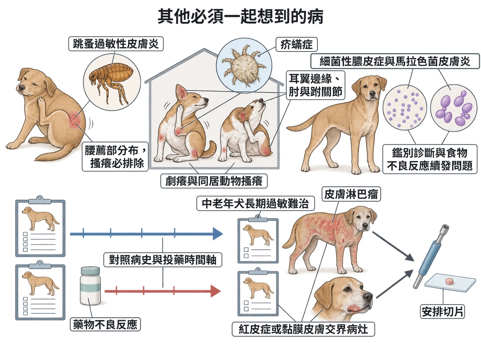 其他必須一起想到的病教學插圖