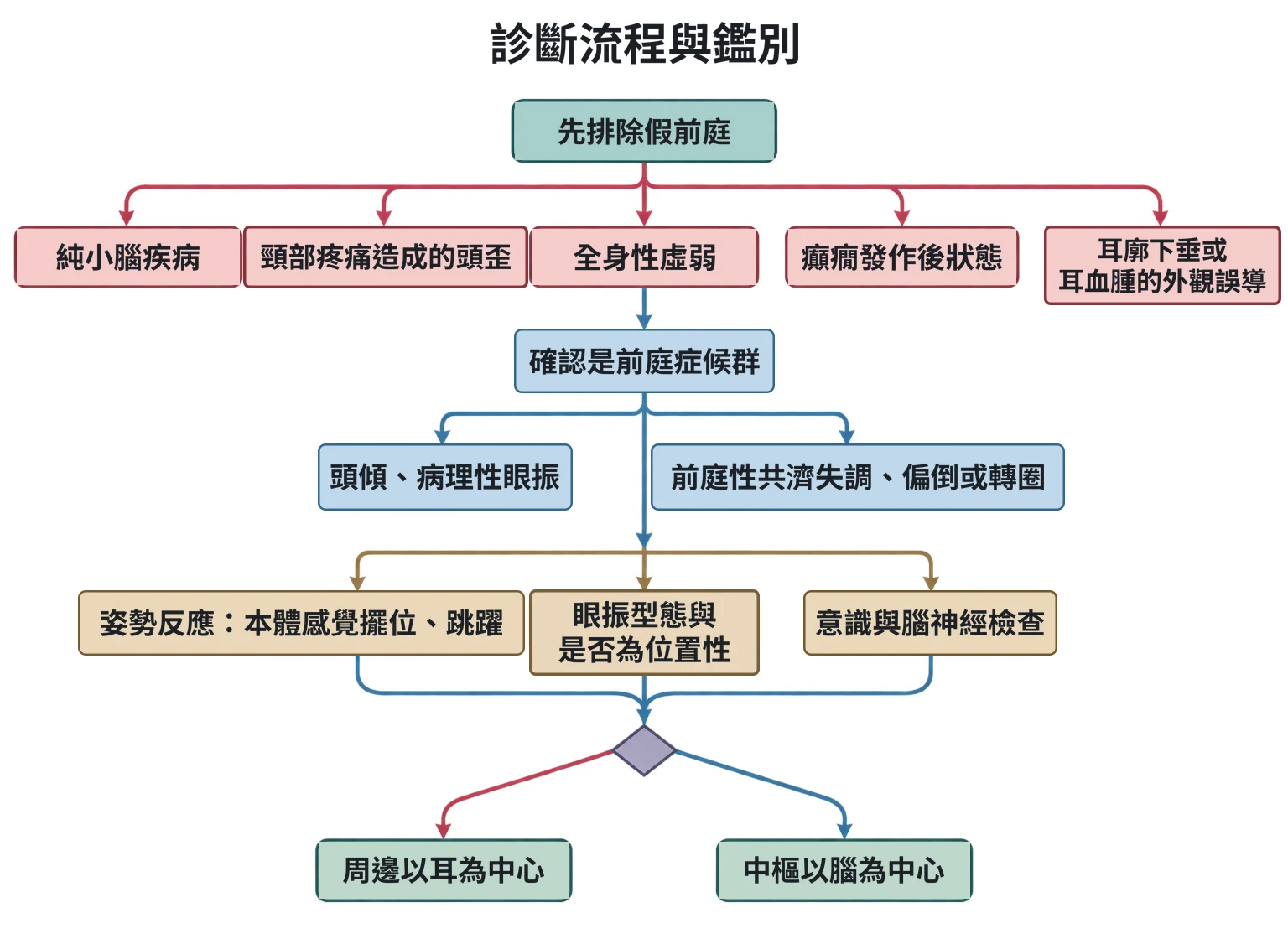 診斷流程與鑑別教學插圖