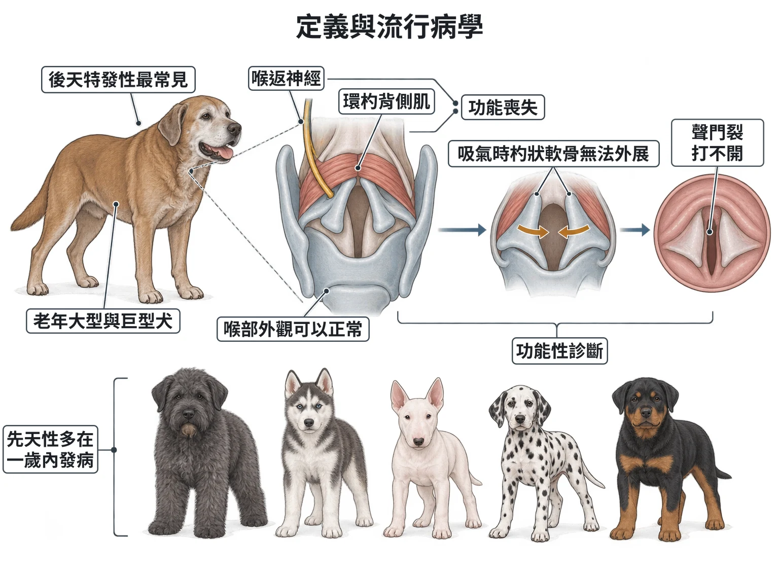 定義與流行病學教學插圖