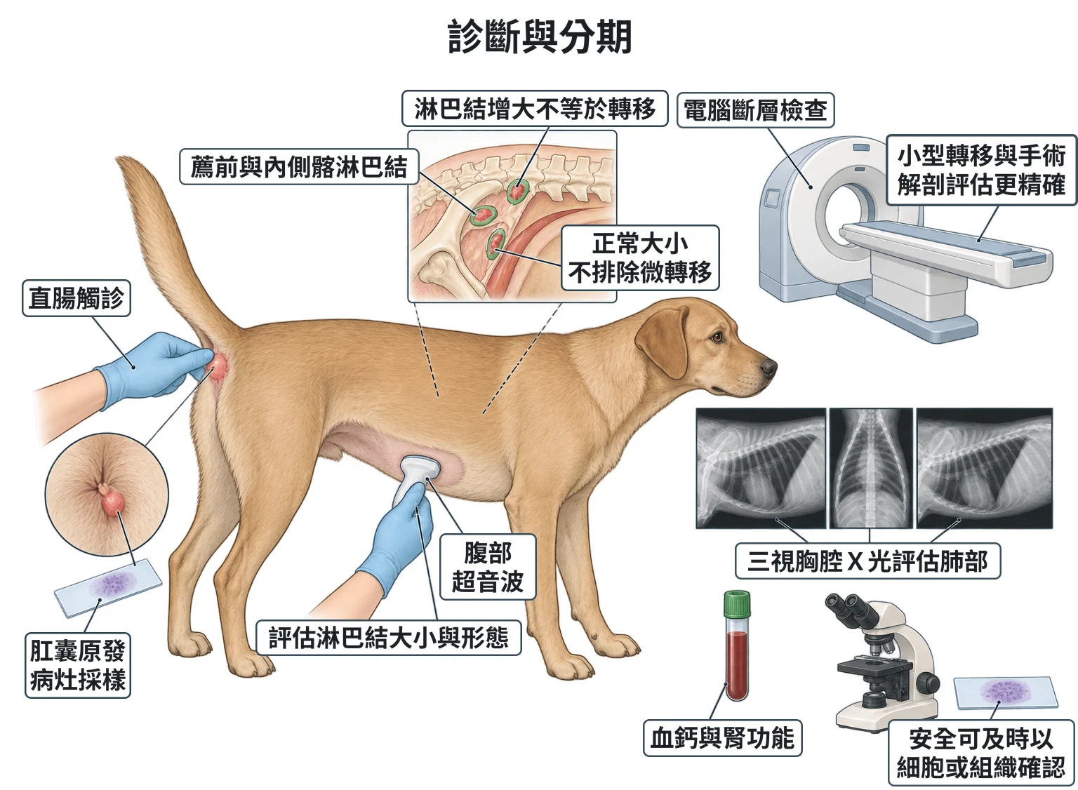 診斷與分期教學插圖